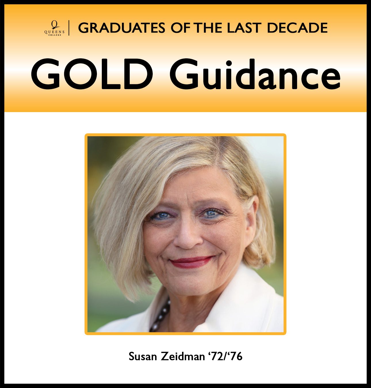 GOLD Guidance: Career Conversations with 3-5-24_GOLD Guidance - Susan Zeidman